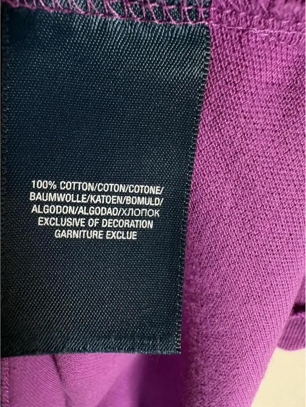 Polo Ralph Lauren Youth L 14-16 Purple Pique Cotton Polo Shirt Pony Logo READ